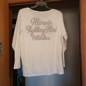 Long sleeve University of Illinois knit top